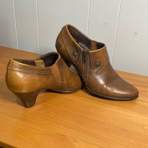 Born leather booties
